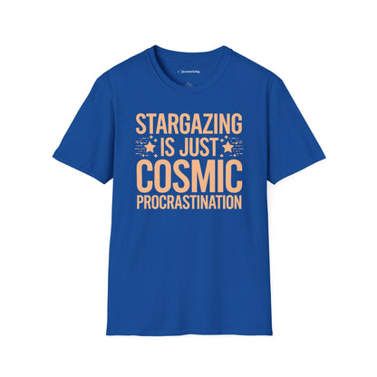 "Stargazing is Just Cosmic Procrastination" - Premium Physics Shirt