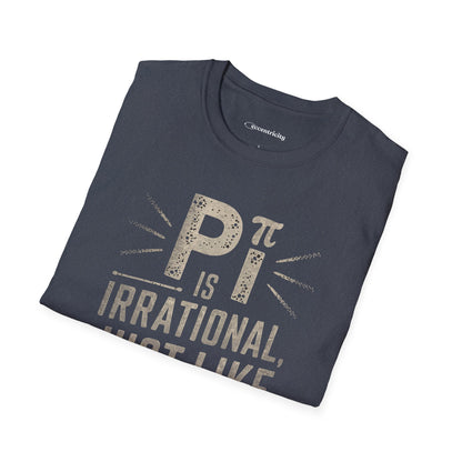 "Pi is Irrational 002" Premium Physics Shirt