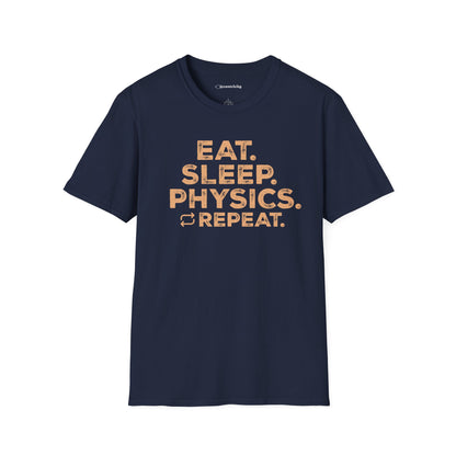 "Eat Sleep Physics" Premium Physics Shirt