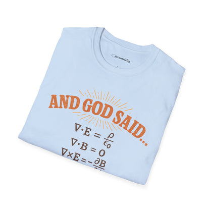 And God Said... - Premium Physics Tee