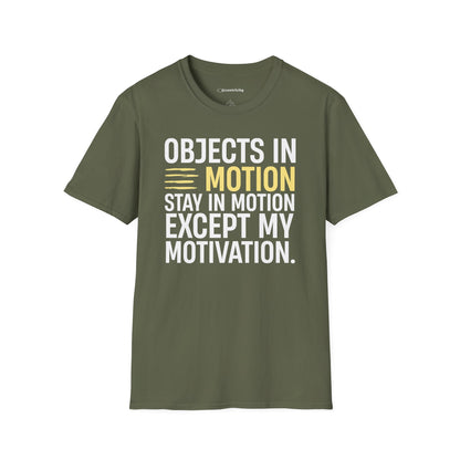"Except My Motivation 003" Premium Physics Shirt