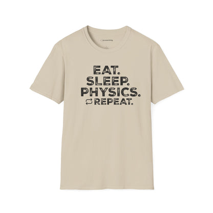 "Eat Sleep Physics" Premium Physics Shirt