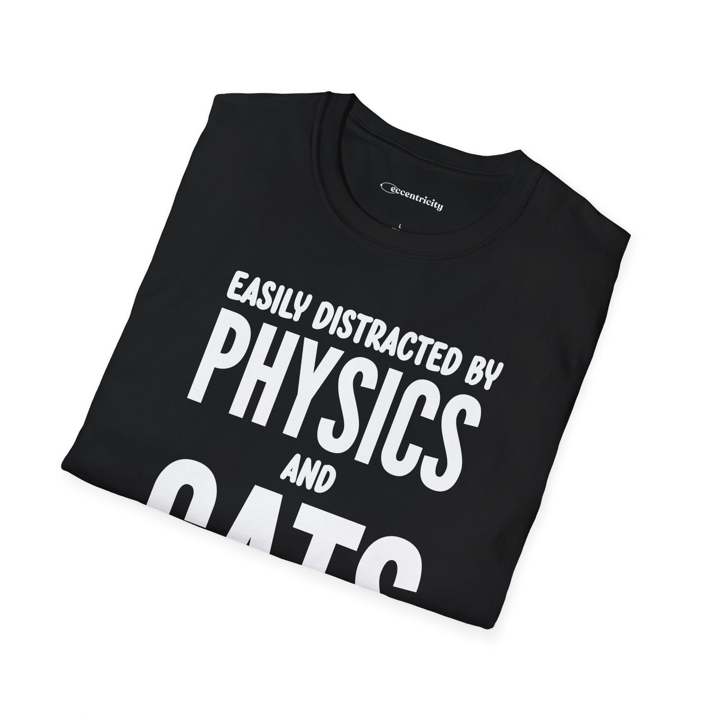 Easily Distracted by Physics and Cats - Premium Physics Shirt
