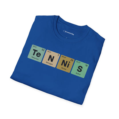 "Periodic Tennis Vintage" - Premium Physics Shirt