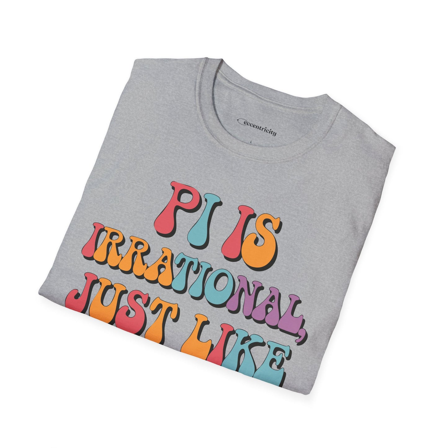 "Pi is Irrational 70s" Premium Physics Shirt