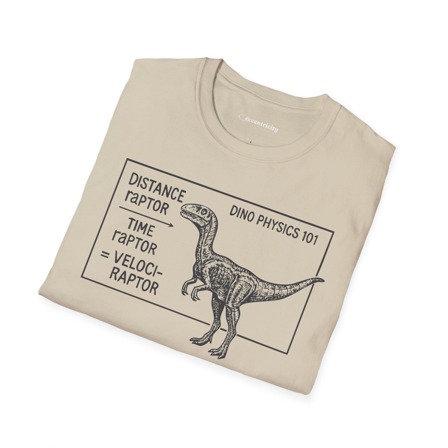 "Velociraptor" - Physics T-shirt; The Ultimate Tee for Physicists🧪⚡