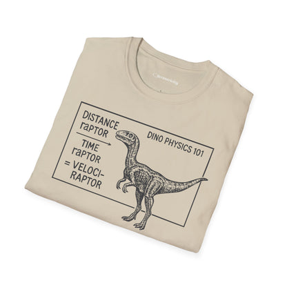 "Velociraptor" - Physics T-shirt; The Ultimate Tee for Physicists🧪⚡