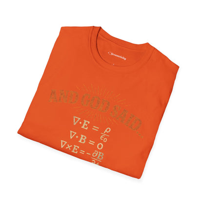 And God Said... - Premium Physics Tee