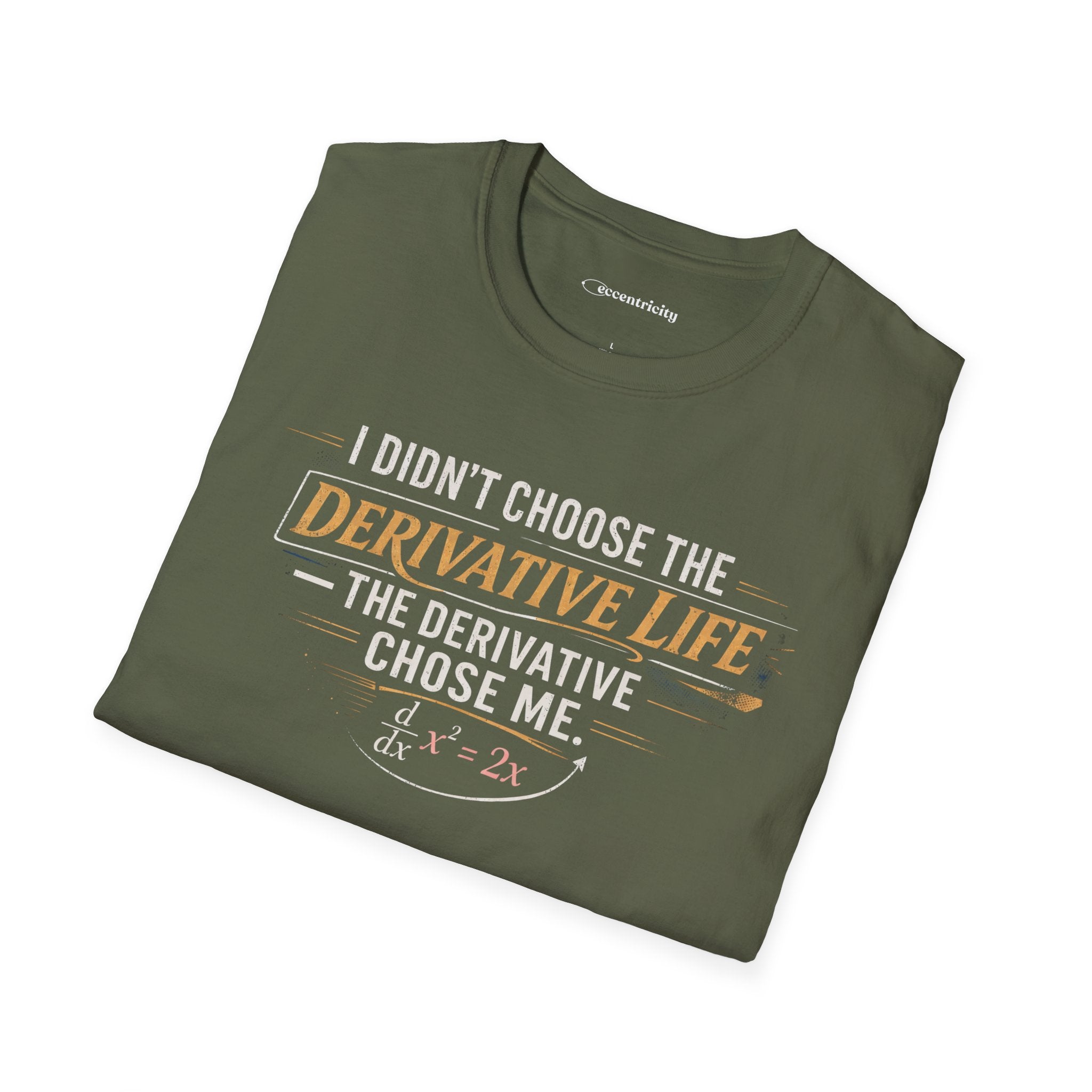 I DIDN’T CHOOSE THE DERIVATIVE LIFE, THE DERIVATIVE CHOSE ME. T-SHIRT