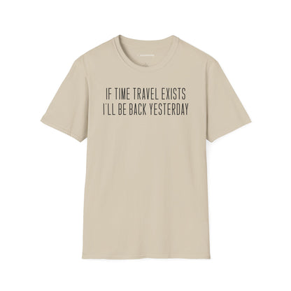 "If Time Travel Exists 0.2" Premium Physics Shirt