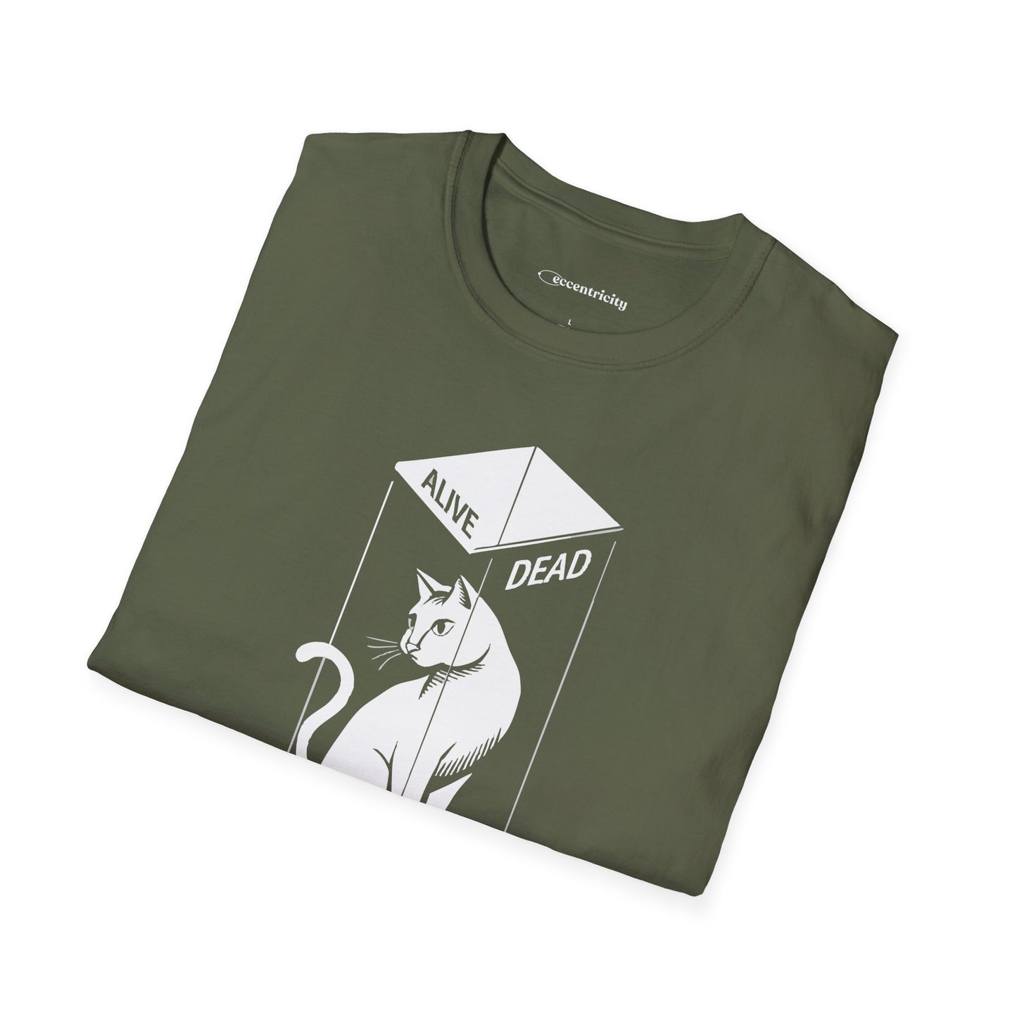 "Schrodinger's Cat 002" Premium Physics Shirt