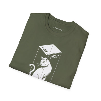 "Schrodinger's Cat 002" Premium Physics Shirt