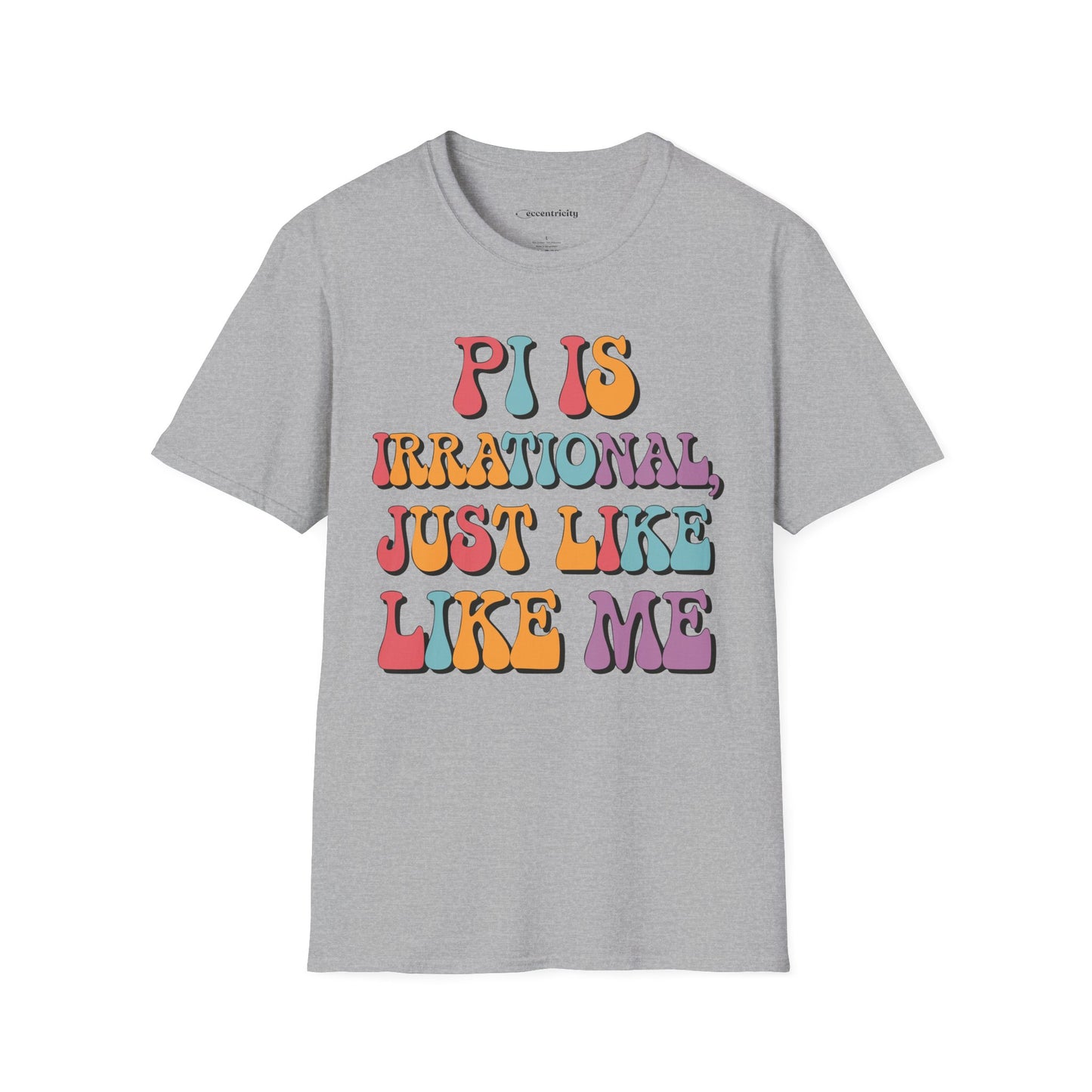 "Pi is Irrational 70s" Premium Physics Shirt