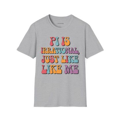 "Pi is Irrational 70s" Premium Physics Shirt