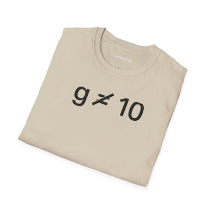 "g is not equal 10" - Physics T-shirt; The Ultimate Tee for Physicists🧪⚡