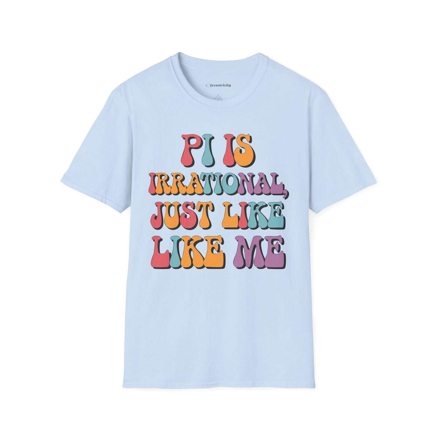 "Pi is Irrational 70s" Premium Physics Shirt