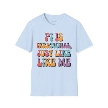 "Pi is Irrational 70s" Premium Physics Shirt