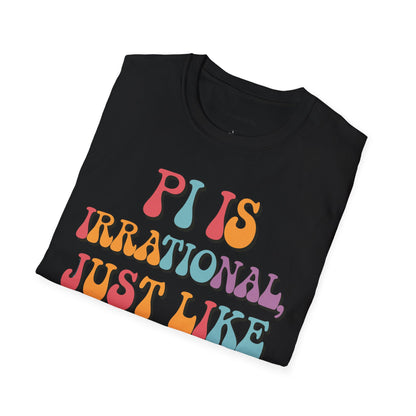 "Pi is Irrational 70s" Premium Physics Shirt