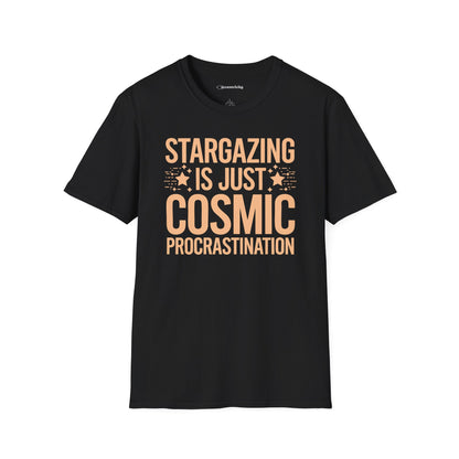 "Stargazing is Just Cosmic Procrastination" - Premium Physics Shirt