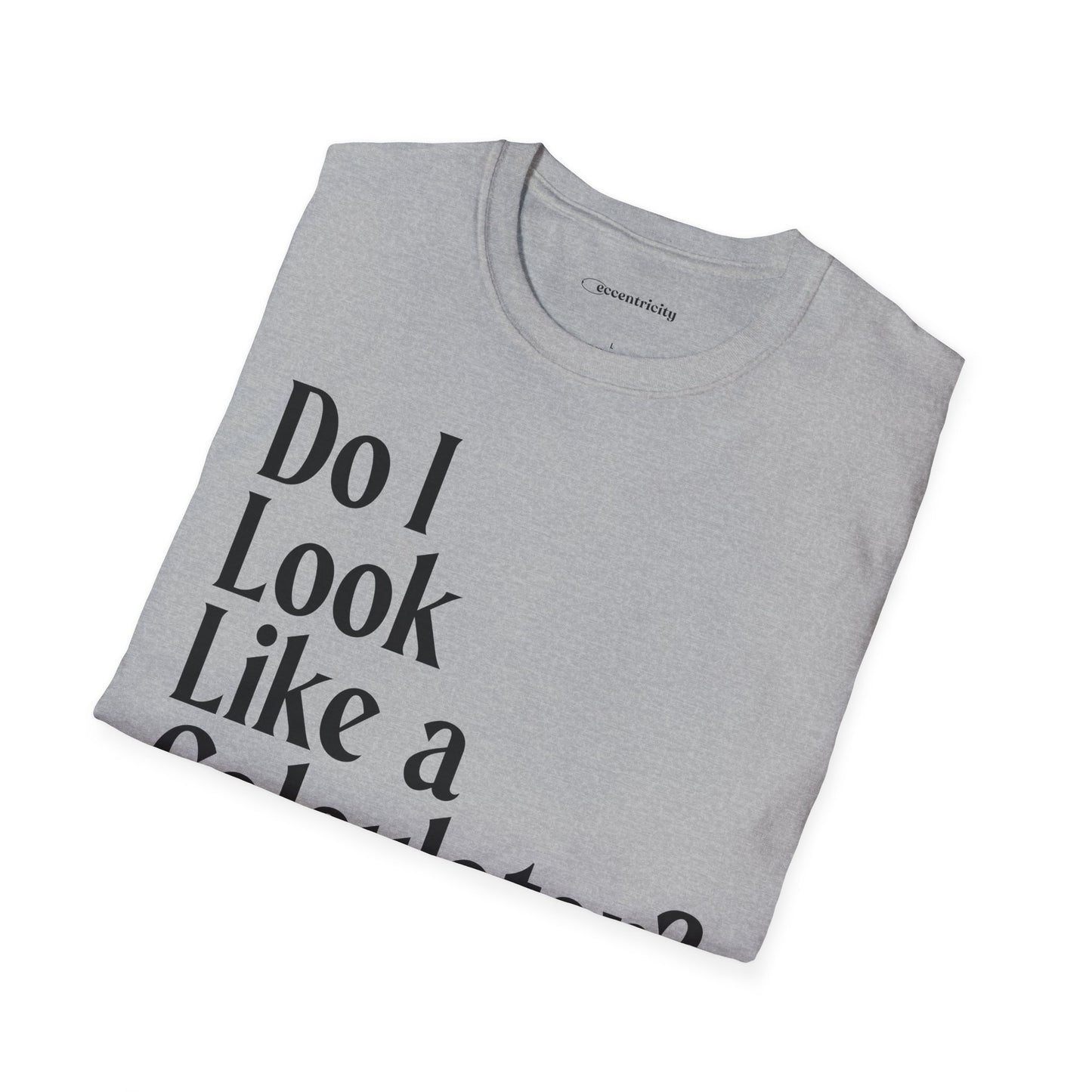 "Do I Look Like a Calculator?" dark Unisex Softstyle Tee