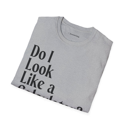 "Do I Look Like a Calculator?" dark Unisex Softstyle Tee