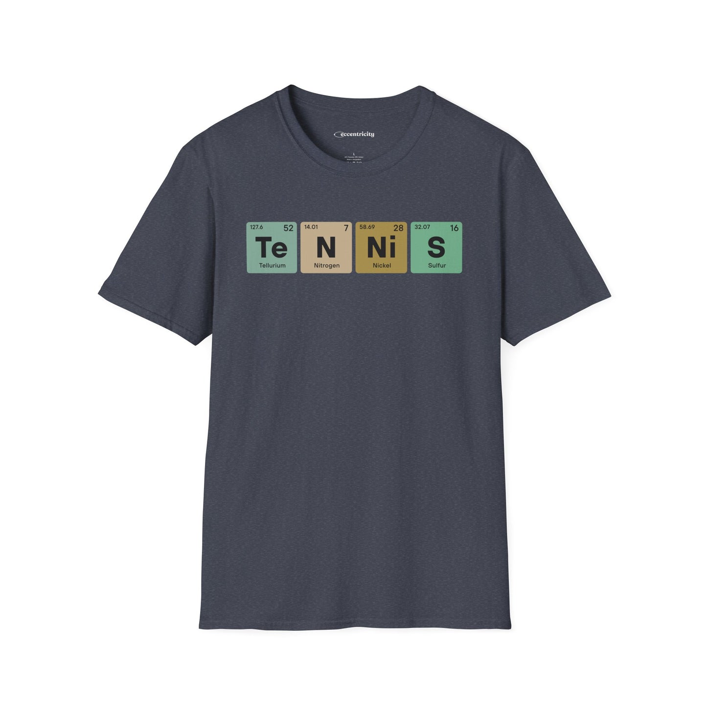 "Periodic Tennis Vintage" - Premium Physics Shirt