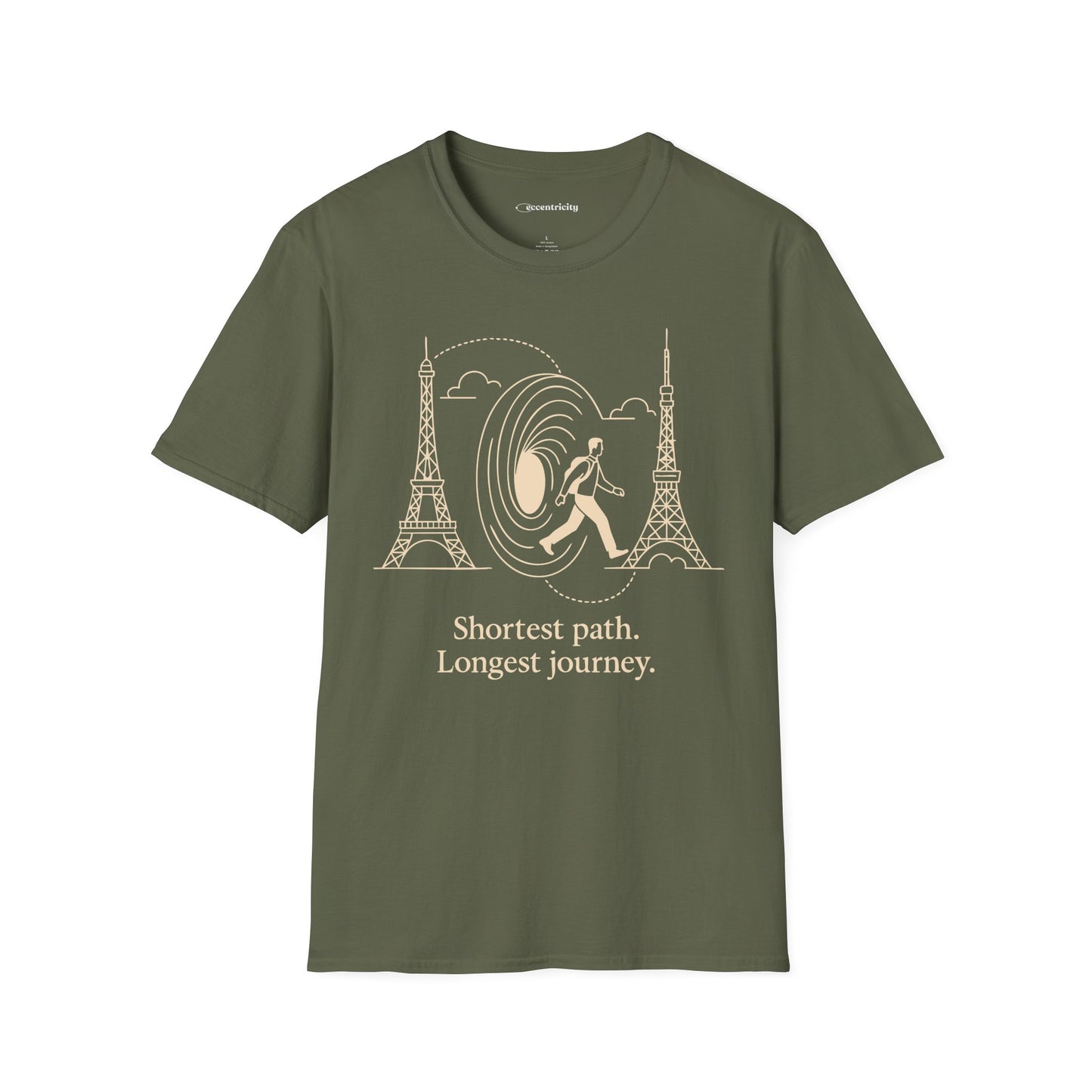 "Blackhole- Shortest Path" - Premium Physics Shirt