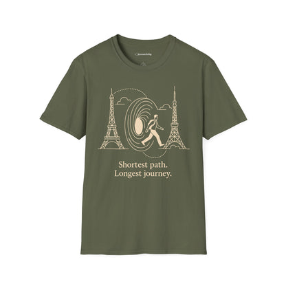 "Blackhole- Shortest Path" - Premium Physics Shirt