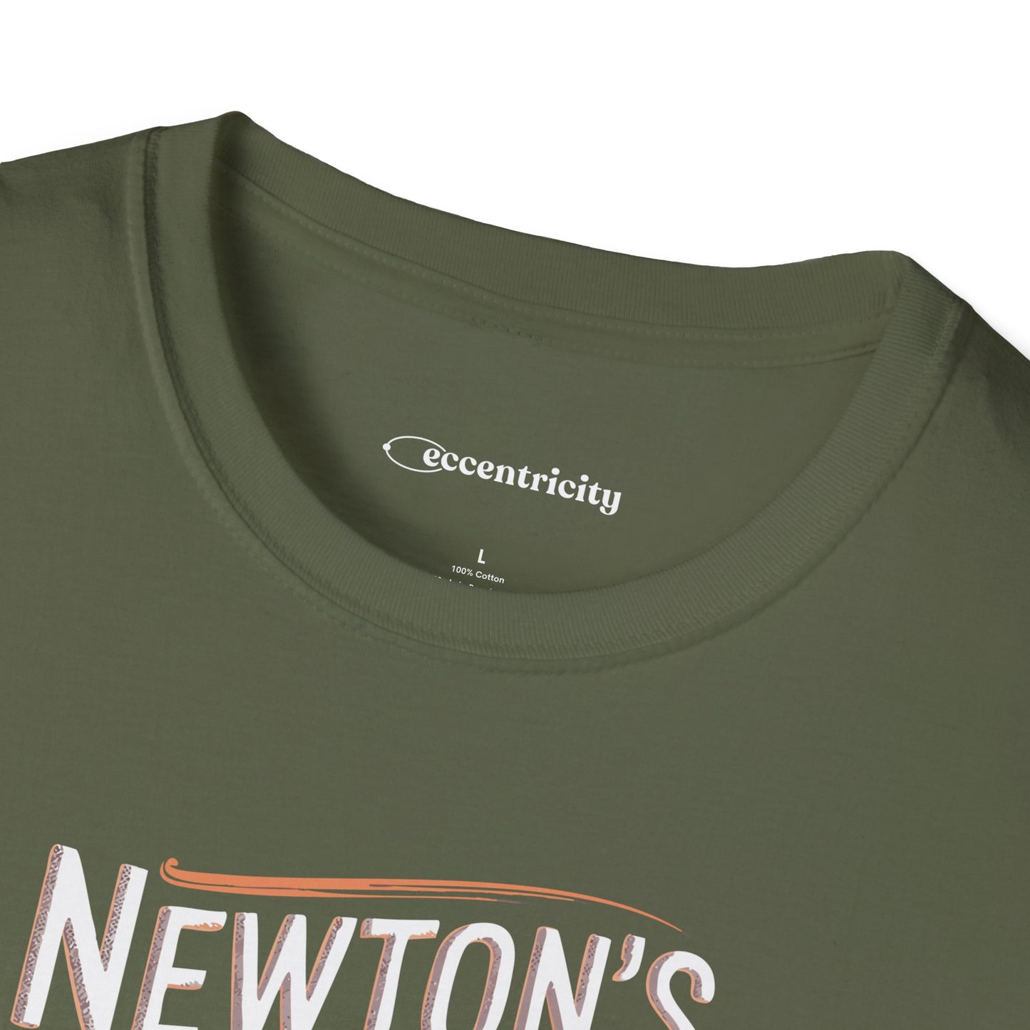 "Newton's 1st LawCoffee Cat" Premium Physics Shirt