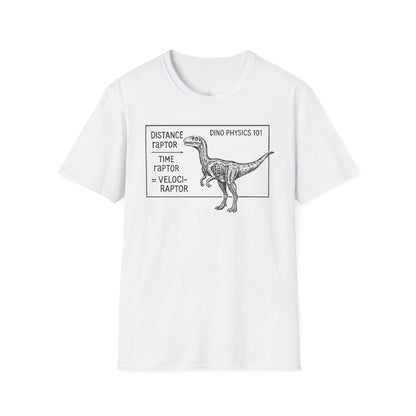 "Velociraptor" - Physics T-shirt; The Ultimate Tee for Physicists🧪⚡