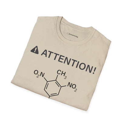 "Attention-TNT-May explode" - Premium Science Shirt🧪⚡