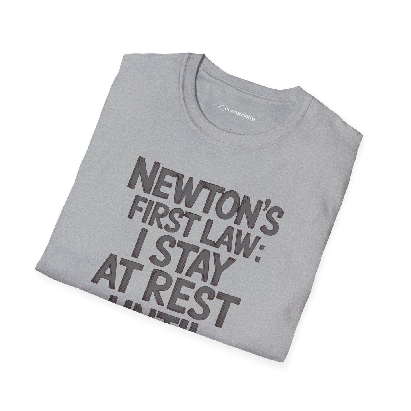 Newton's First Law : Until Coffee is Applied - Premium Physics Shirt