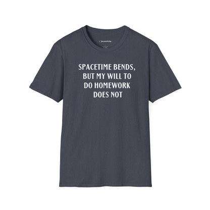 "SpaceTime Bends" Premium Physics Shirt