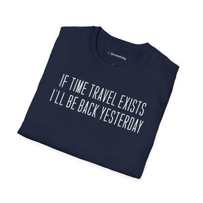 "If Time Travel Exists 0.2" Premium Physics Shirt