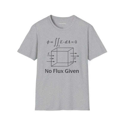 "No Flux Given" The Ultimate Tee for Physics Lovers 🧪⚡
