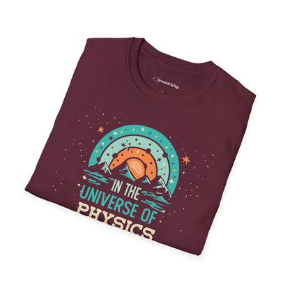" In the Universe of Physics, I soar" Premium Physics Shirt