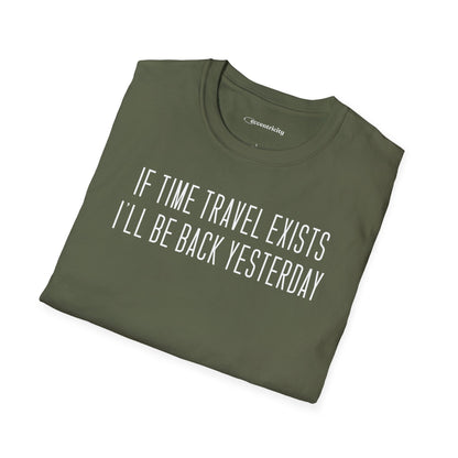 "If Time Travel Exists 0.2" Premium Physics Shirt