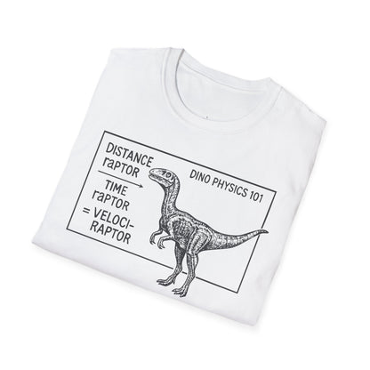 "Velociraptor" - Physics T-shirt; The Ultimate Tee for Physicists🧪⚡