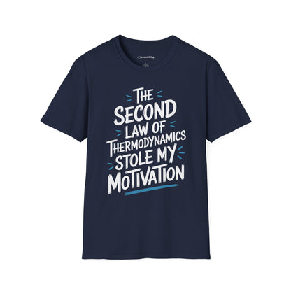 "The second law 002" Premium Physics Shirt
