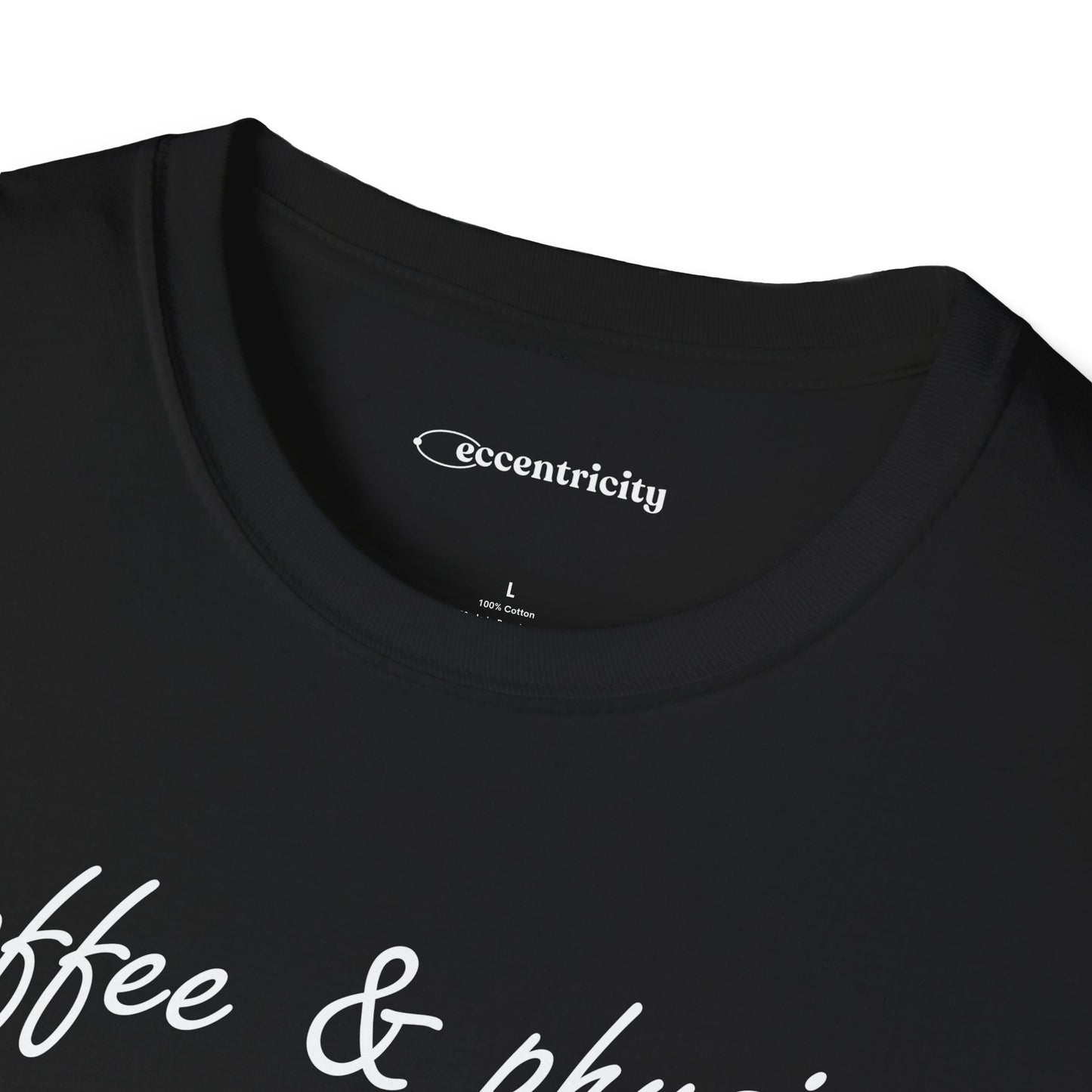 "Coffee & Physics" Unisex Softstyle Tee