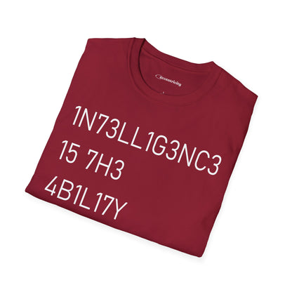 "Intelligence Is The Ability To Adapt To Change" - Premium Science Shirt
