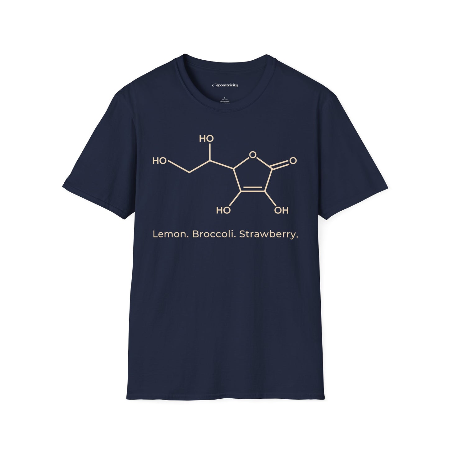 "Ascorbic Acid. Lemon. Broccoli. Strawberry" - An Ultimate Tee for Chemistry Lovers🧪⚡