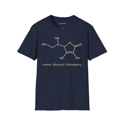 "Ascorbic Acid. Lemon. Broccoli. Strawberry" - An Ultimate Tee for Chemistry Lovers🧪⚡