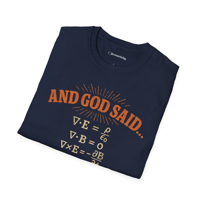 And God Said... - Premium Physics Tee