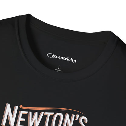 "Newton's 1st LawCoffee Cat" Premium Physics Shirt