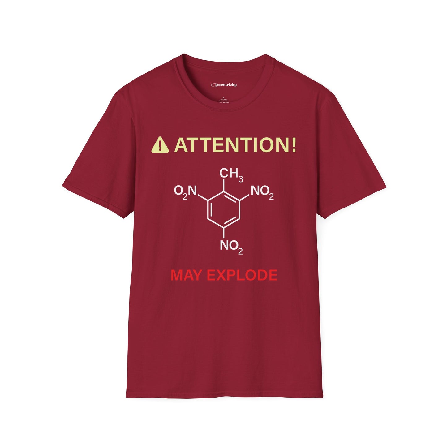 "Attention-TNT-May explode" - Premium Science Shirt🧪⚡
