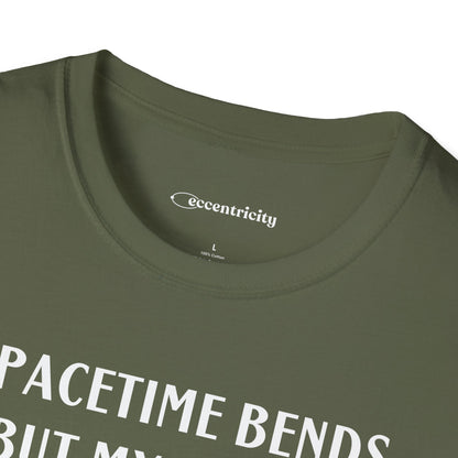 "SpaceTime Bends" Premium Physics Shirt