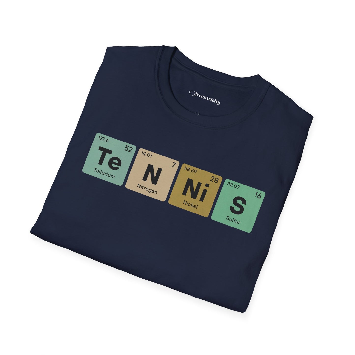 "Periodic Tennis Vintage" - Premium Physics Shirt