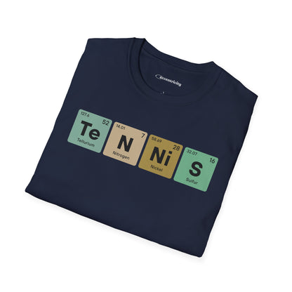 "Periodic Tennis Vintage" - Premium Physics Shirt
