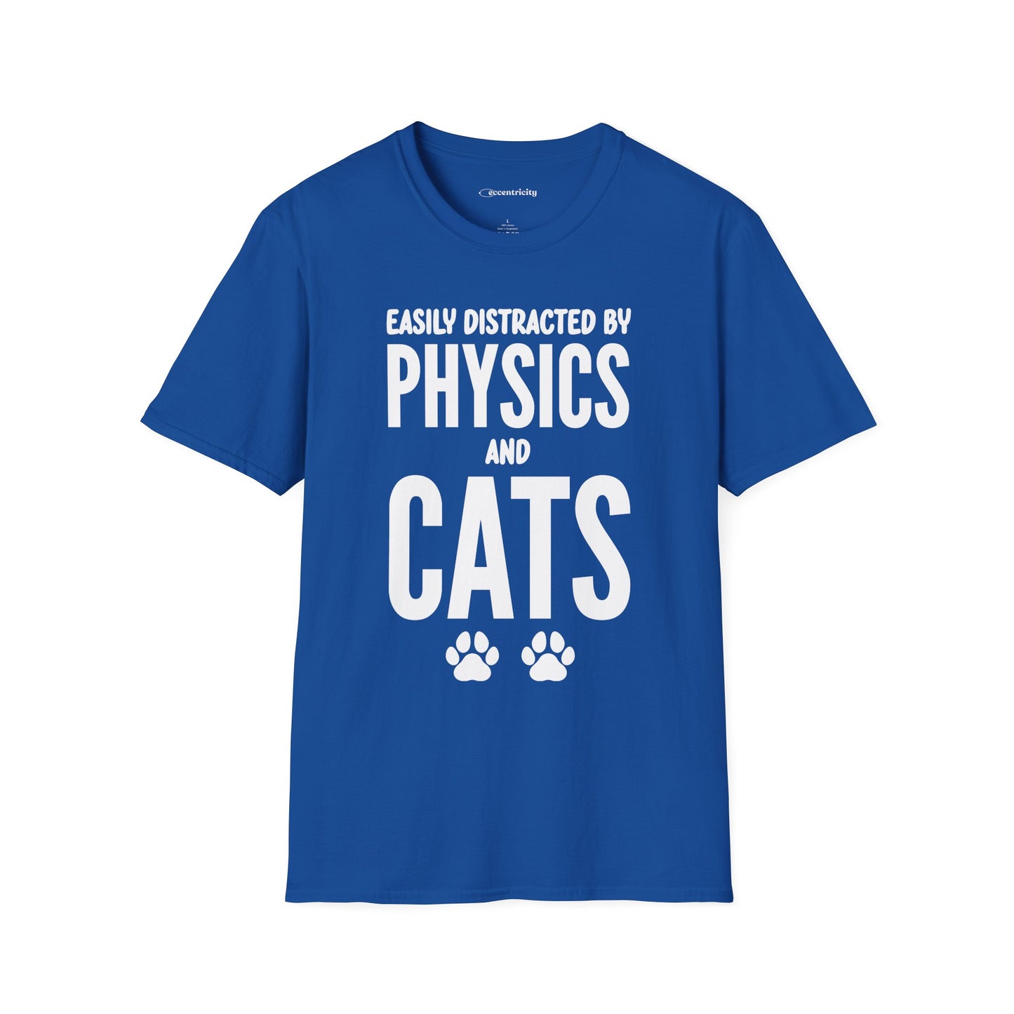 Easily Distracted by Physics and Cats - Premium Physics Shirt